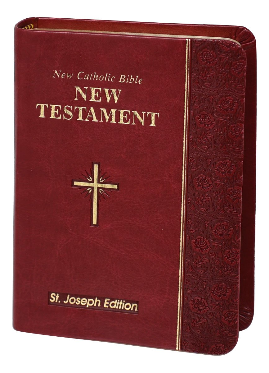 St. Joseph New Catholic Bible New Testament - 704-Page Edition - Dura-Lux - Burgundy image 3