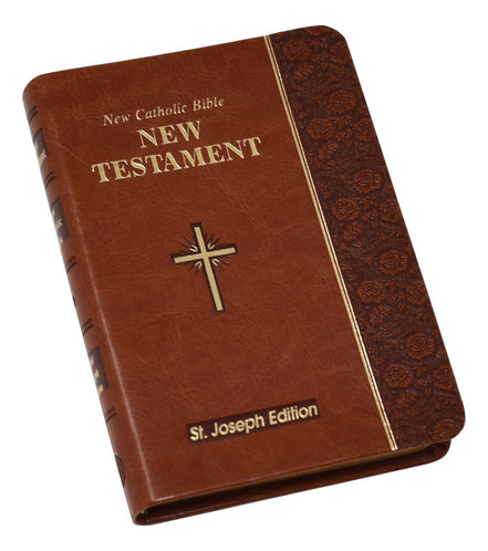St. Joseph New Catholic Bible New Testament - 704-Page Edition - Dura-Lux - Brown image 2