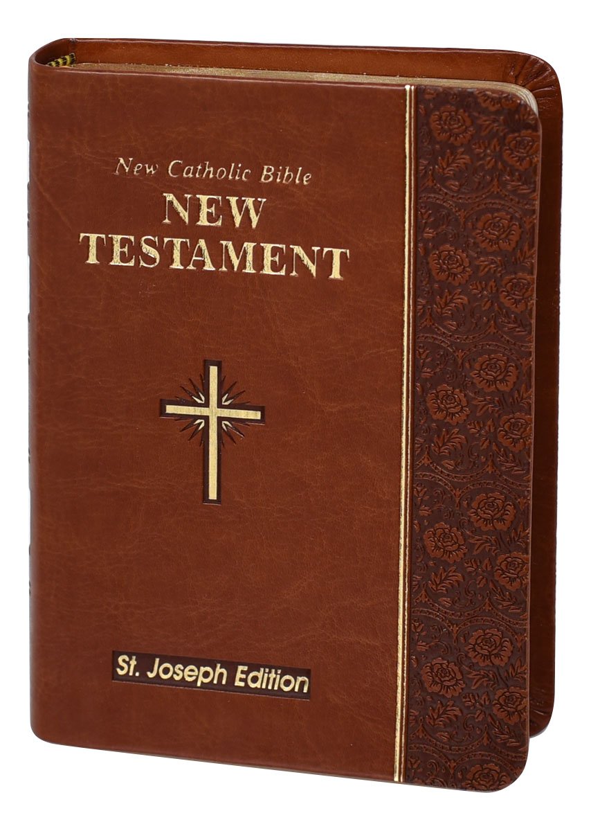 St. Joseph New Catholic Bible New Testament - 704-Page Edition - Dura-Lux - Brown image 3