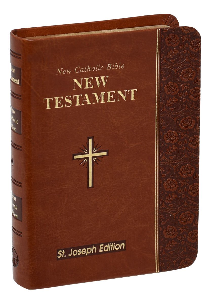 St. Joseph New Catholic Bible New Testament - 704-Page Edition - Dura-Lux - Brown image 4