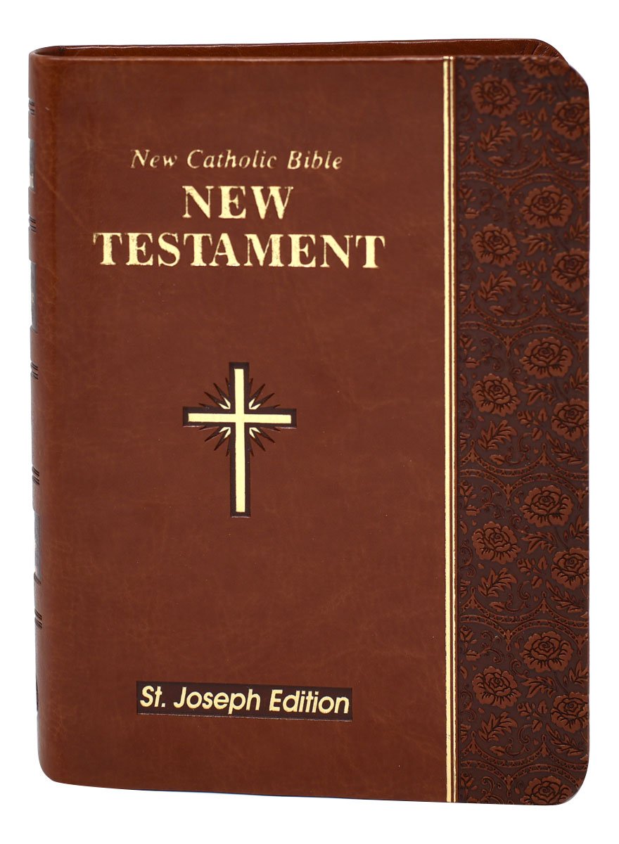 St. Joseph New Catholic Bible New Testament - 704-Page Edition - Dura-Lux - Brown image 5