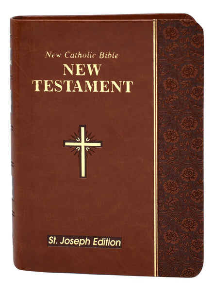 St. Joseph New Catholic Bible New Testament - 704-Page Edition - Dura-Lux - Brown image 5