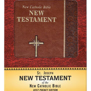 St. Joseph New Catholic Bible New Testament - 704-Page Edition - Dura-Lux - Brown image 6