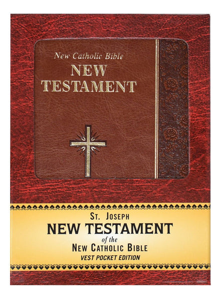St. Joseph New Catholic Bible New Testament - 704-Page Edition - Dura-Lux - Brown image 6