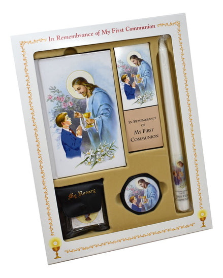 First Mass Book (Good Shepherd) Deluxe Set - Boy image 1