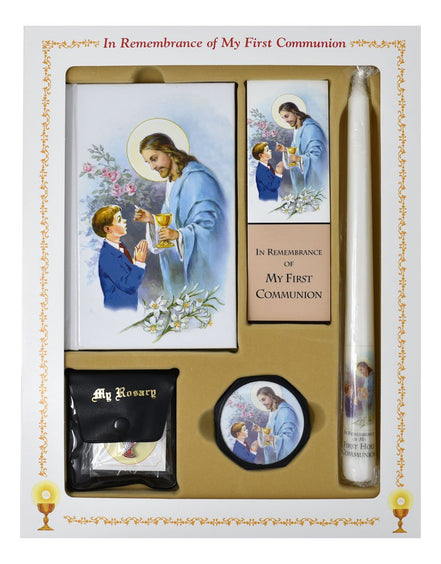 First Mass Book (Good Shepherd) Deluxe Set - Boy image 2