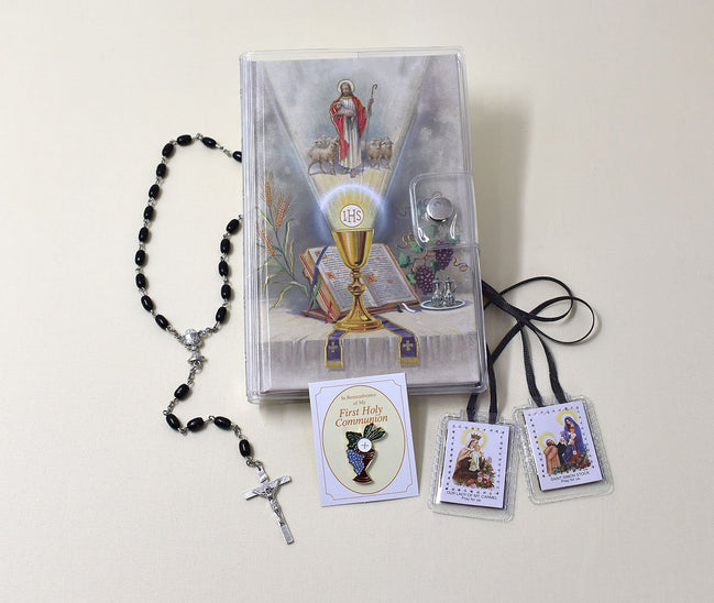 First Mass Book (Come My Jesus) Vinyl Set - Boy image 1