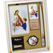 First Mass Book (Cathedral) Deluxe Set - Boy image 1