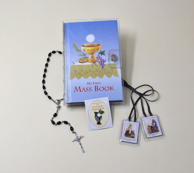 First Mass Book (My First Eucharist) Vinyl Set - Boy image 1