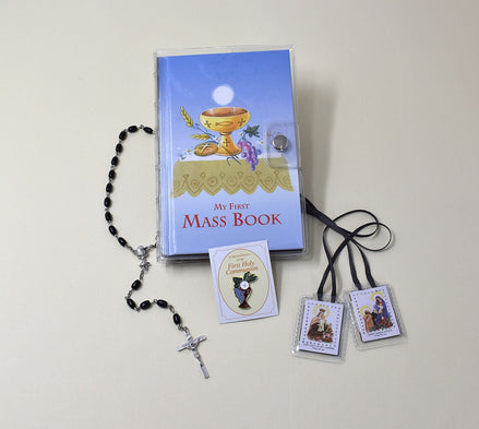 First Mass Book (My First Eucharist) Vinyl Set - Boy image 1