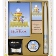 First Mass Book (My First Eucharist) Deluxe Set - Boy image 2