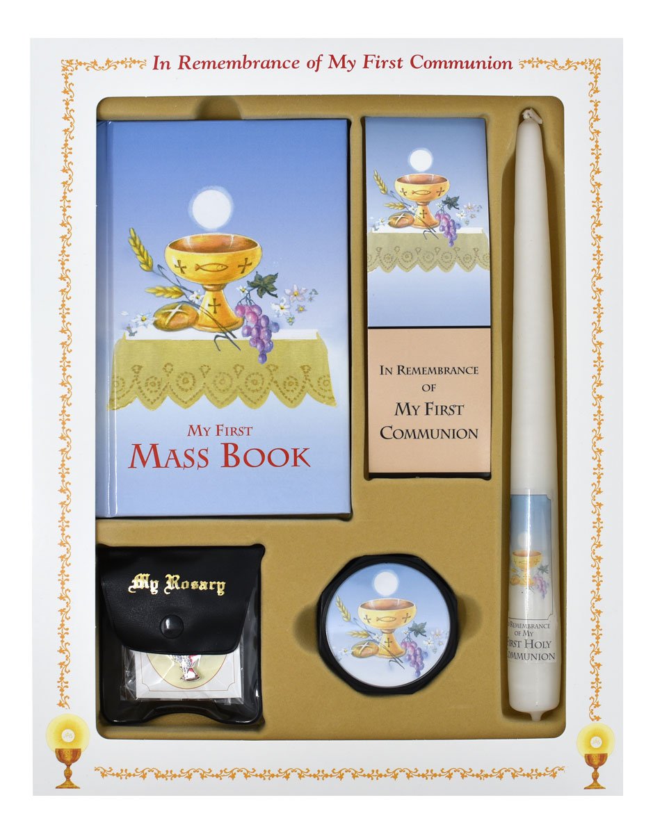 First Mass Book (My First Eucharist) Deluxe Set - Boy image 2