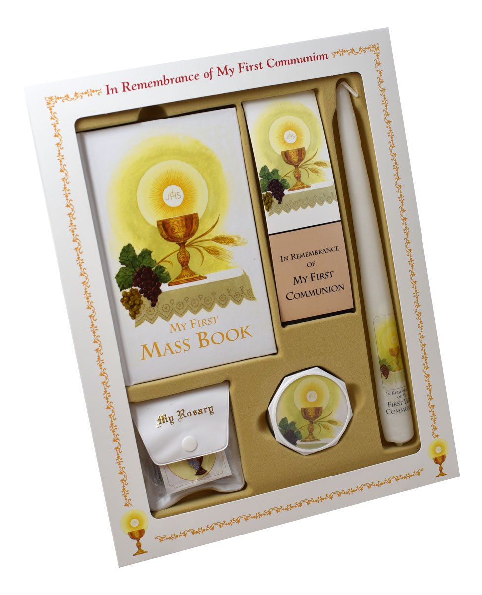 First Mass Book (My First Eucharist) Deluxe Set - Girl image 1