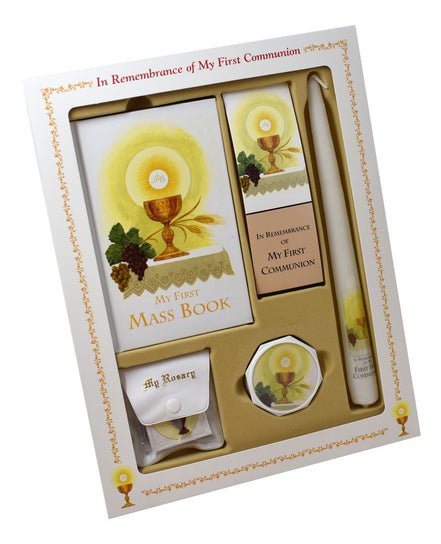 First Mass Book (My First Eucharist) Deluxe Set - Girl image 1