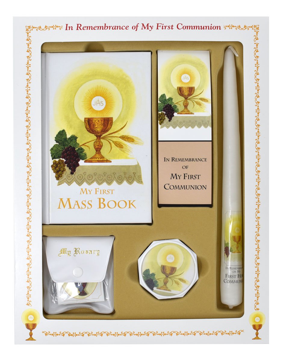 First Mass Book (My First Eucharist) Deluxe Set - Girl image 2