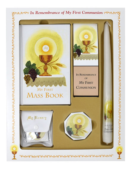 First Mass Book (My First Eucharist) Deluxe Set - Girl image 2
