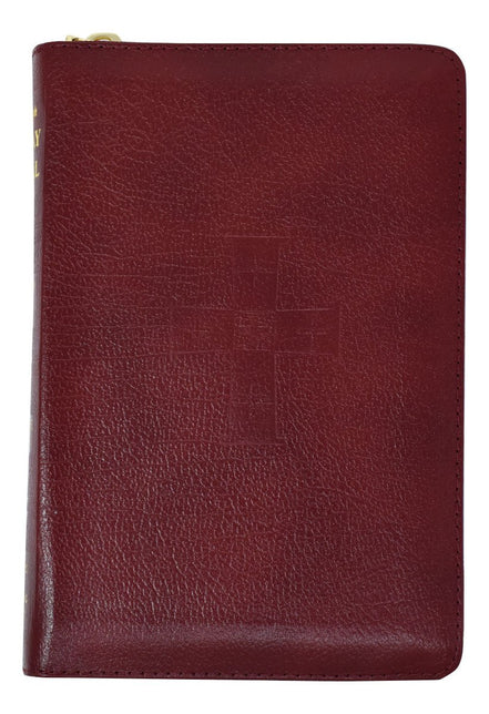 St. Joseph Sunday Missal - Bonded Leather - Zipper Close - Burgundy image 3