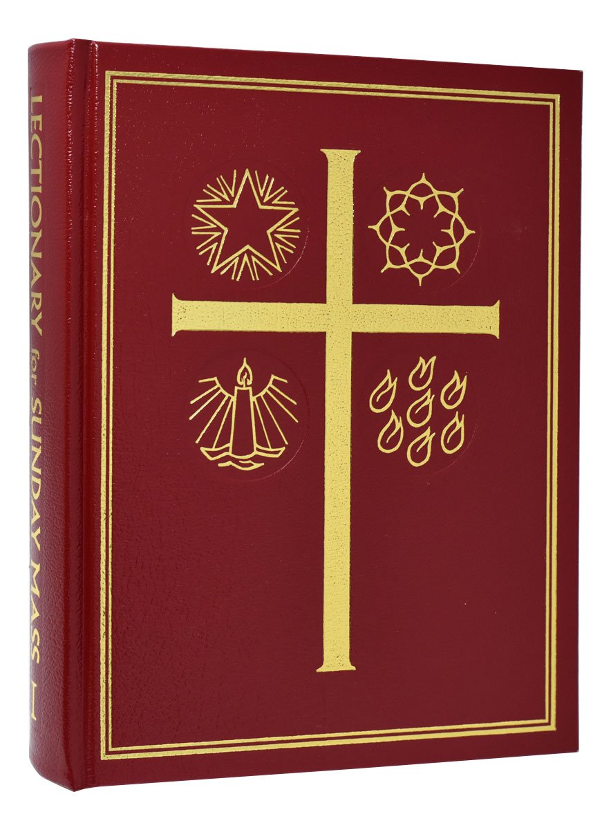 Lectionary - Sunday Mass (Pulpit) - Bonded Leather - Red image 4