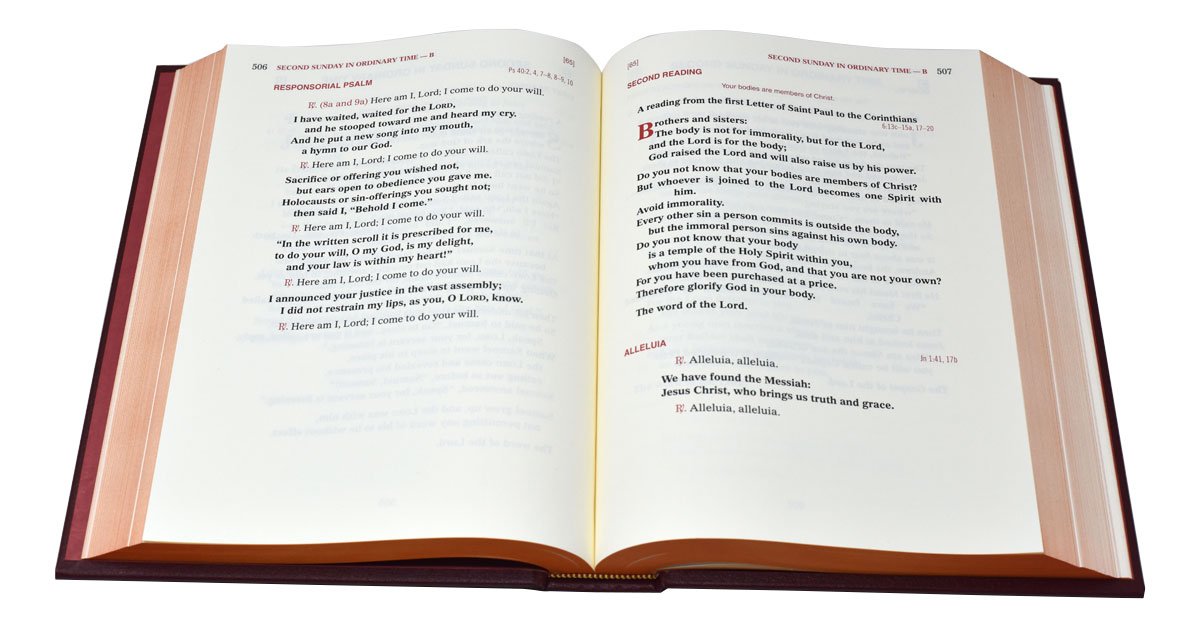 Lectionary - Sunday Mass (Pulpit) - Hardcover - Red image 6