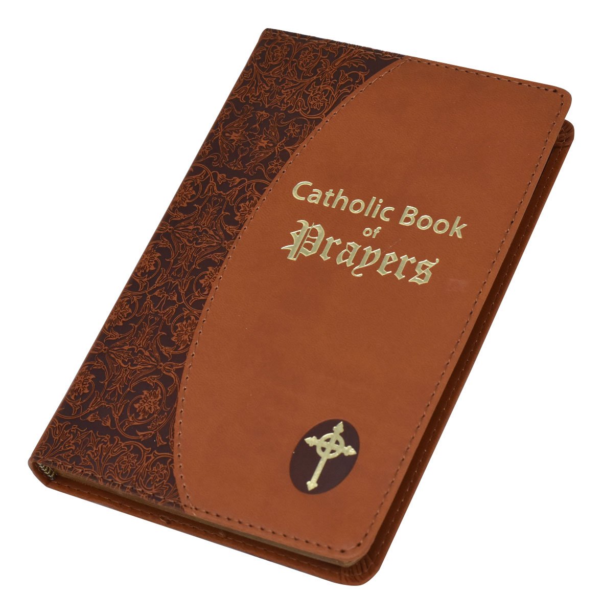 Catholic Book Of Prayers - Rev. Maurus Fitzgerald - Dura-Lux - Brown image 1