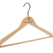Deacon Cross Solid Maple Hangers - Personalization Available