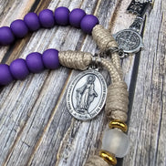 Purple Penance Catholic Rosary