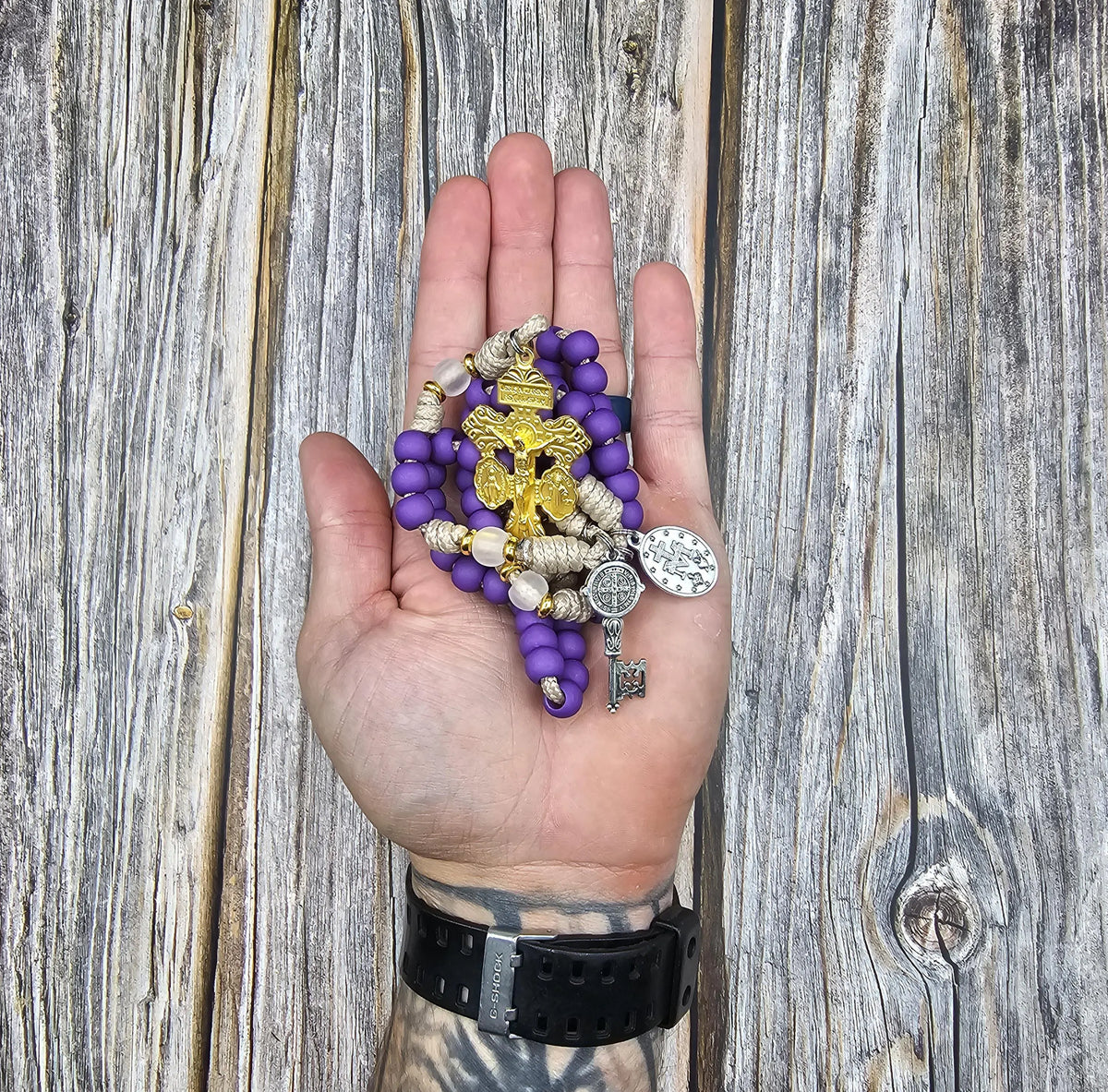 Purple Penance Catholic Rosary