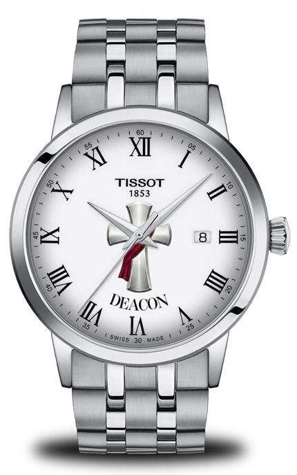 Tissot Classic Dream men's watch with the Deacon Cross and red stole
