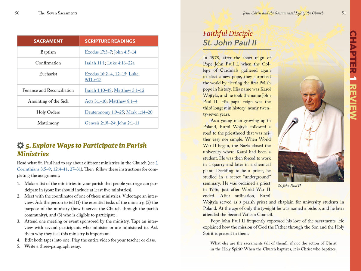 The Seven Sacraments: Signs of God’s Grace (Student Text)