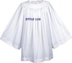 Abbey Altar Server Surplice - Liturgical Style - Extra Full Cut - Square or Round Yoke Neck