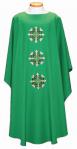 Beau Veste Chasuble or Dalmatic Embroidered Swiss Schiffli #2019