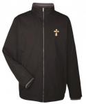 Beau Veste Deacon Crossor Clergy Cross or other Symbol All weather JacketFleece-lined 1