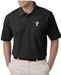 Beau Veste Deacon CrossShort Sleeve Polo ShirtKnit-Style Pique Cotton Fabric