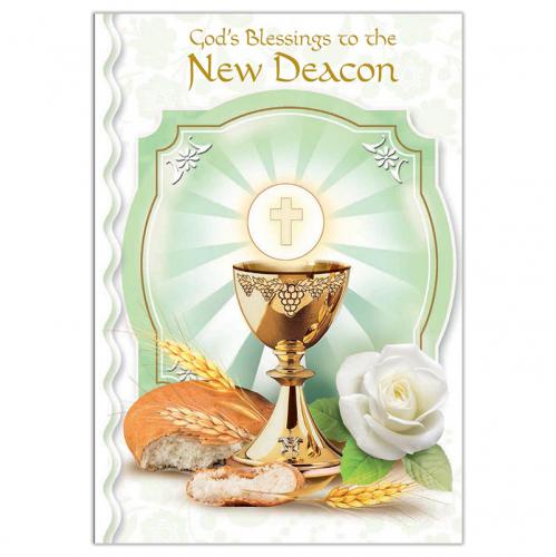 Deacon Ordination Card By Alfred Mainzer DC53023 33 Left 