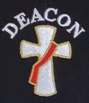 New Item!Deacon CrossEmbroideredVestment/Garment Bagwith Carry Handles Black Polyester Standard 65