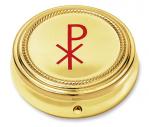 Sudbury Brass Ministerial Quality Chi Rho Medium Size Pyx - #RS128 - holds 10 hosts