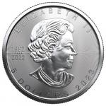 Deacon Cross Keepsake Box with 1 oz. Canadian Silver Maple Leaf Coin .9999 Fine Silver - Brilliant Uncirculated 1