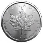 Deacon Cross Keepsake Box with 1 oz. Canadian Silver Maple Leaf Coin .9999 Fine Silver - Brilliant Uncirculated 2