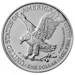 Deacon Cross Keepsake Box with 1 oz. American Silver Eagle Coin .999 Fine Silver - Brilliant Uncirculated 2