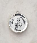 Creed Sterling Silver - St. Stephen Medal (1st Deacon of the Church) - SS527-240