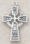 Creed Sterling Silver Celtic Cross Medal - #SS7644 - w/24