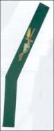 Harbro - 526 - Direct Embroidered Deacon Stole - green only