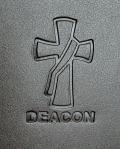 Deacon Cross Embossed Liturgical Binder Perfect for Liturgy & Ministry Use #143830 - 8 left of Dark Blue ONLY 1