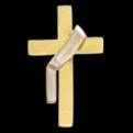 Genuine 14kt Solid Gold Deacon's Lapel Pin Free Shipping!$100.00 OFF 1