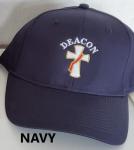  EXCLUSIVE ITEM ! Deacon Cross Baseball Cap Quality Name-Brand 100% CottonEmbroidered Cross & LetteringNow available in 5 colors ! 3