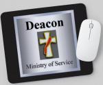 Deacon Cross Computer Mouse Pad Great Gift Idea!