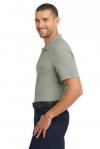 Port Authority EZCotton Polo DEACON CROSS EMBROIDEREDShort Sleeve Polo Shirt100% Pique Cotton-GRAYStandard Sizes 2
