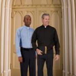 RJ Toomey Plain Clergy ShirtPlain - Long SleeveClassic Comfort Shirt #23465%poly-35%cotton blend - White or Black
