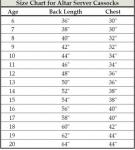 Altar Server Cassocks by RJ Toomey - # 600- Youth - Regular Cut 1