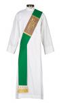 1/2 PRICECLEARANCE SALE! WHILE INVENTORY LASTS!RJ Toomey Alpha Omega Tasseled Deacon Stole Per Each - D3624 Reg: $79.90